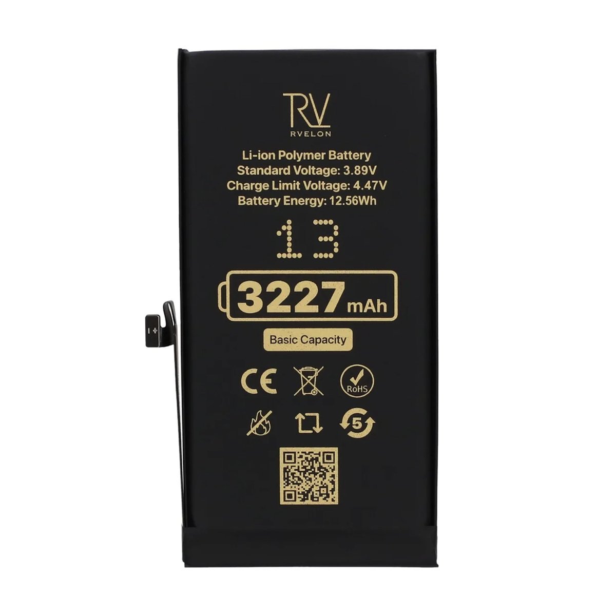 Rvelon Premium Batteri til iPhone 13 - 3227mAh