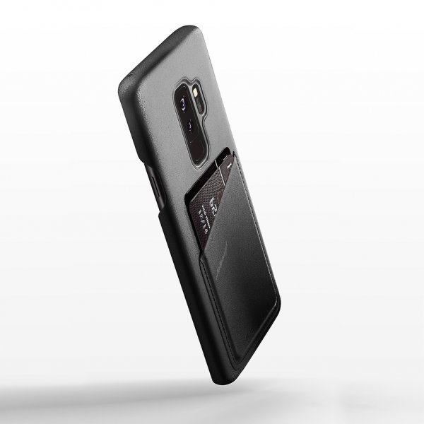 Mujjo Samsung Galaxy S9 Plus Cover Full Leather Wallet Case Sort