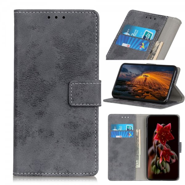Samsung Galaxy A03 Cover Vintage Grå