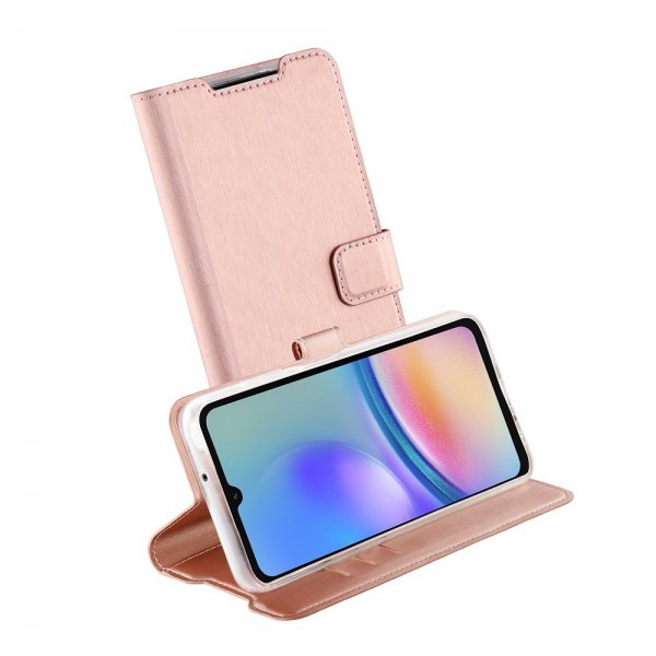 Vivanco Samsung Galaxy A05s Cover Classic Wallet Rosaguld