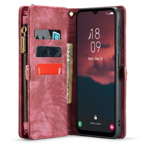 CaseMe Samsung Galaxy A14 Cover 008 Series Aftageligt Cover Rød