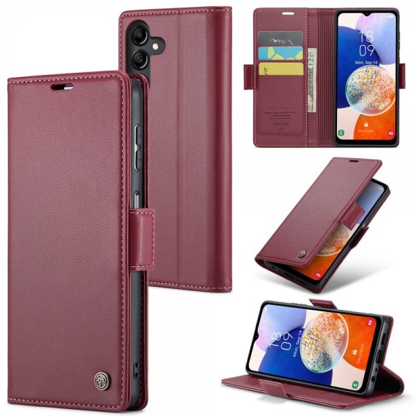 CaseMe Samsung Galaxy A14 Cover 023 Series Rød