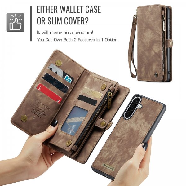 CaseMe Samsung Galaxy A17 Cover 008 Series Aftageligt Cover Brun