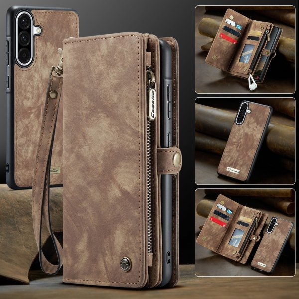 CaseMe Samsung Galaxy A17 Cover 008 Series Aftageligt Cover Brun