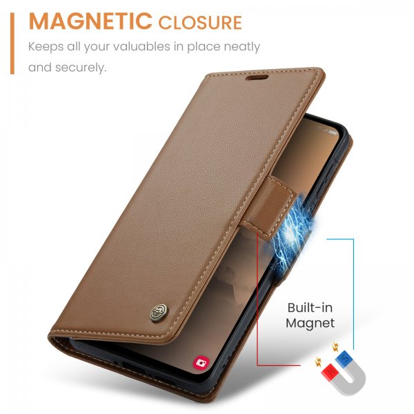 CaseMe Samsung Galaxy A17 Cover 023 Serie Brun