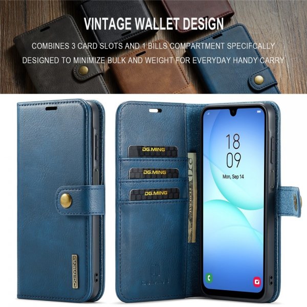 Dg.Ming Samsung Galaxy A17 Cover med Aftageligt Cover Blå