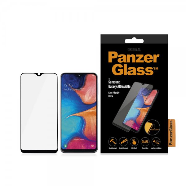 PanzerGlass Samsung Galaxy A20e Skærmbeskyttelse CaseFriendly Edge-to-Edge