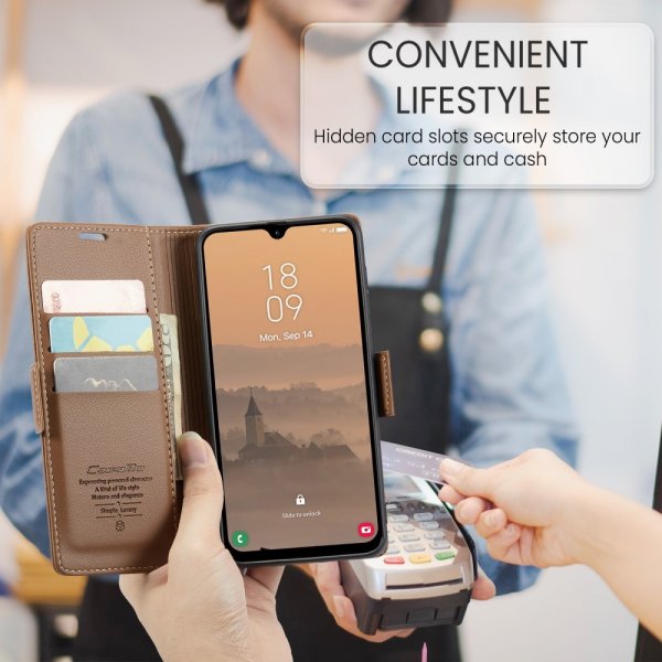 CaseMe Samsung Galaxy A26 Cover 023 Series Brun