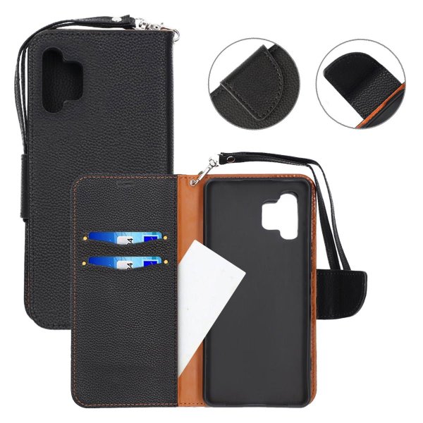 Samsung Galaxy A32 4G Etui med Stand Sort