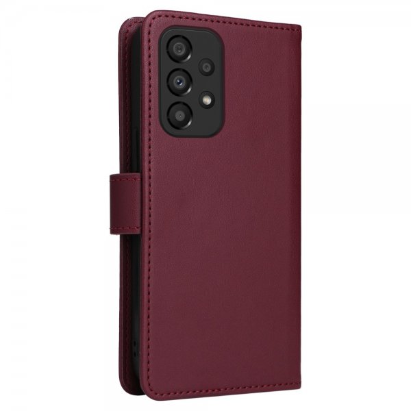 Betopnice Samsung Galaxy A33 5G Etui med aftageligt Cover 005 Rød