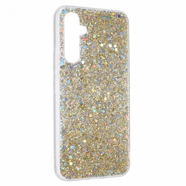 Nordic Covers Samsung Galaxy A34 5G Cover Sparkle Series Citrine Gold