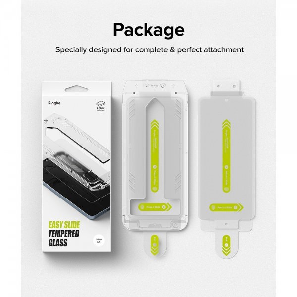 Ringke Samsung Galaxy A35 Skærmbeskyttelse Easy Slide 2-pak