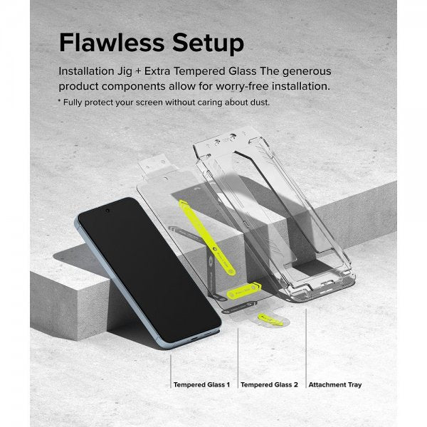 Ringke Samsung Galaxy A35 Skærmbeskyttelse Easy Slide 2-pak
