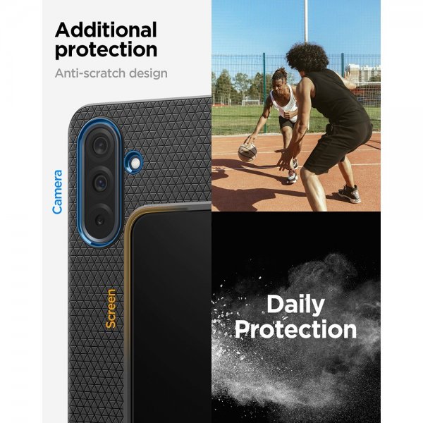 Spigen Samsung Galaxy A36 Cover Liquid Air Mat Sort