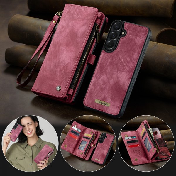 CaseMe Samsung Galaxy A37 Cover 008 Series Aftageligt Cover Rød
