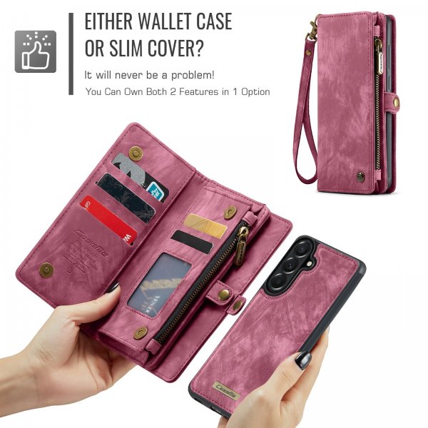 CaseMe Samsung Galaxy A37 Cover 008 Series Aftageligt Cover Rød