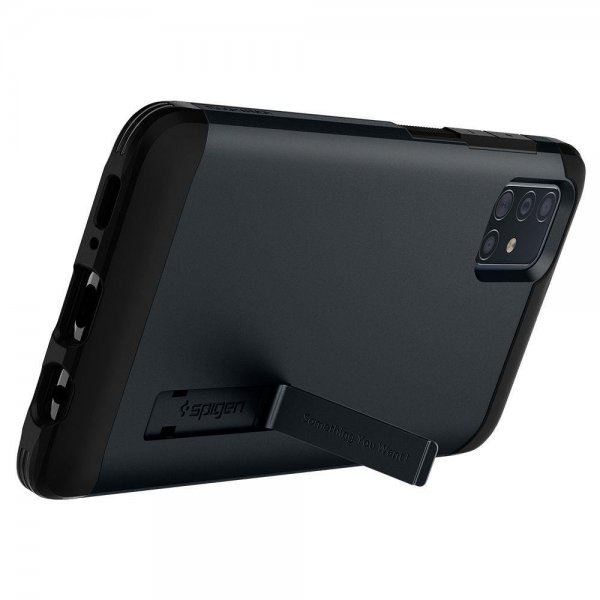 Spigen Samsung Galaxy A51 Cover Tough Armor Metal Slate