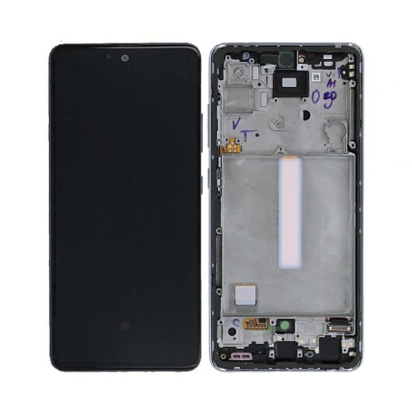 Samsung Galaxy A52 4G/5G Skærm med LCD Original - Hvid