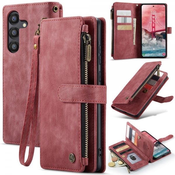 CaseMe Samsung Galaxy A55 Cover C30 Series Rød