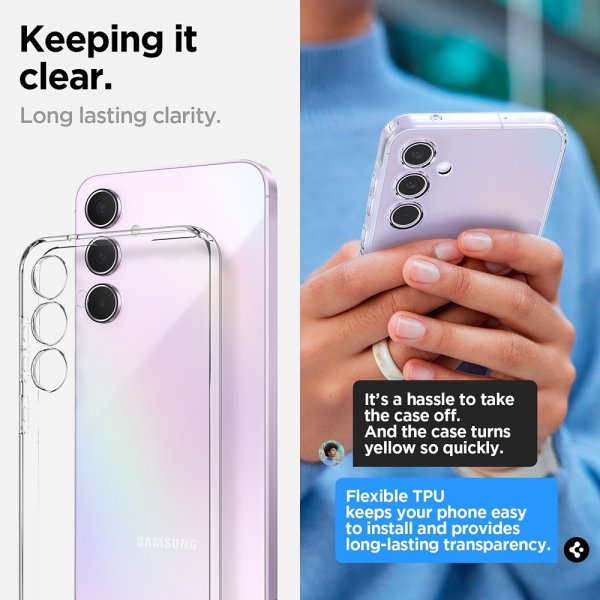 Spigen Samsung Galaxy A55 Cover Liquid Crystal Crystal Clear