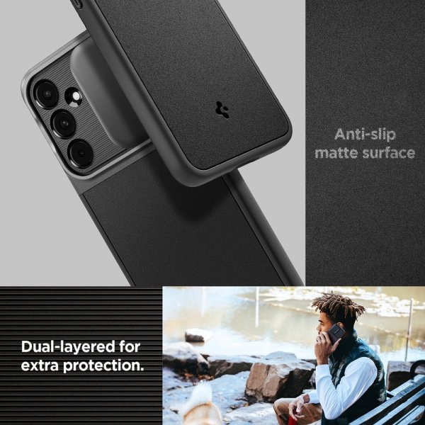 Spigen Samsung Galaxy A55 Cover Optik Armor Sort