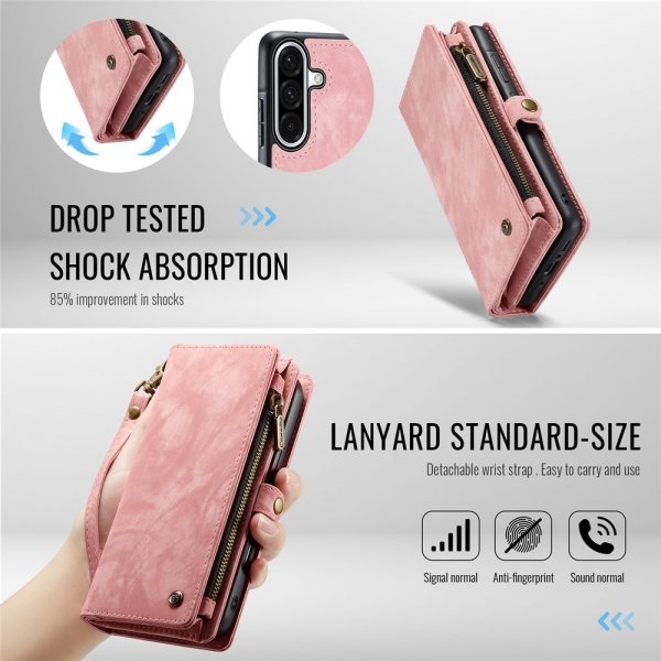 CaseMe Samsung Galaxy A56 Etui 008 Series Aftageligt Cover Rosaguld