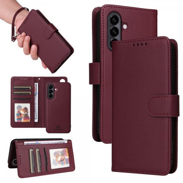 Betopnice Samsung Galaxy A56 Etui med Aftageligt Cover 005 Rød