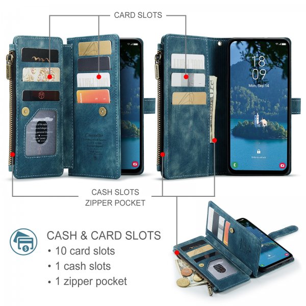 CaseMe Samsung Galaxy A57 Cover C30 Series Blå