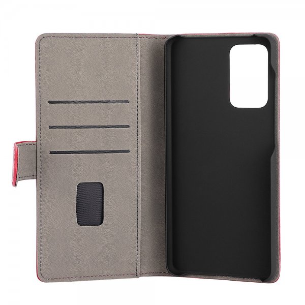 Gear Samsung Galaxy A72 Etui med Kortlomme Rød