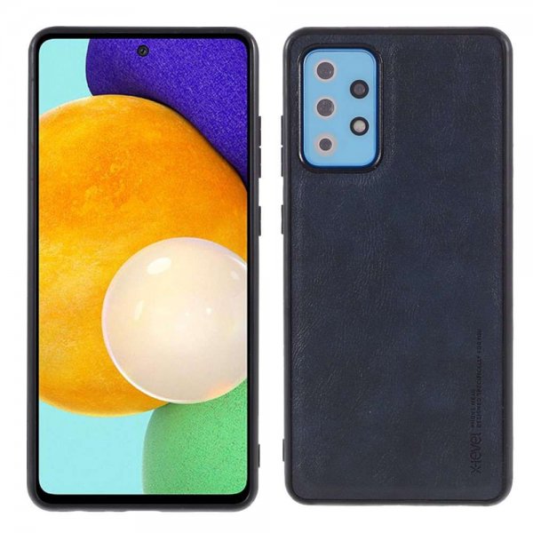 X-Level Samsung Galaxy A72 Cover Vintage Series Blå