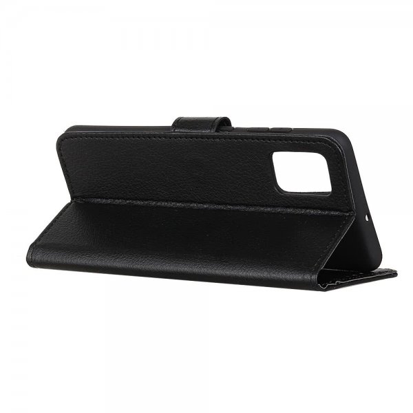 Samsung Galaxy S20 FE Læder Flip Cover Litchi Sort