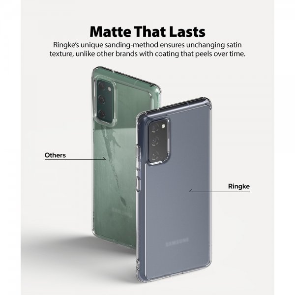 Ringke Samsung Galaxy S20 FE Cover Fusion Matte Matt Gennemsigtig