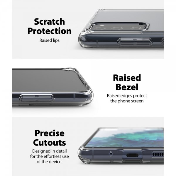 Ringke Samsung Galaxy S20 FE Cover Fusion Matte Matt Gennemsigtig