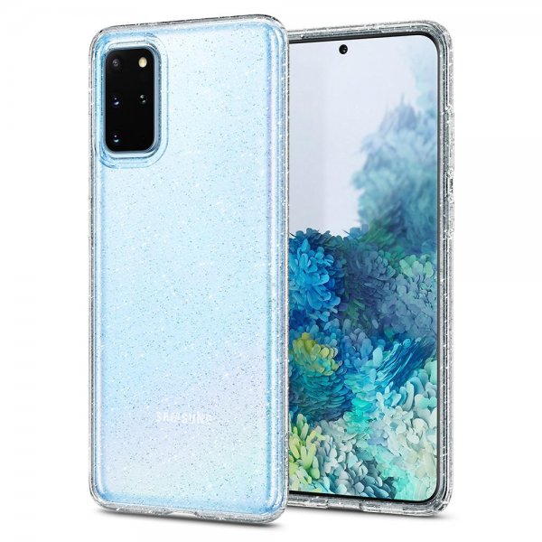 Spigen Samsung Galaxy S20 Plus Cover Liquid Crystal Glitter Crystal Quartz