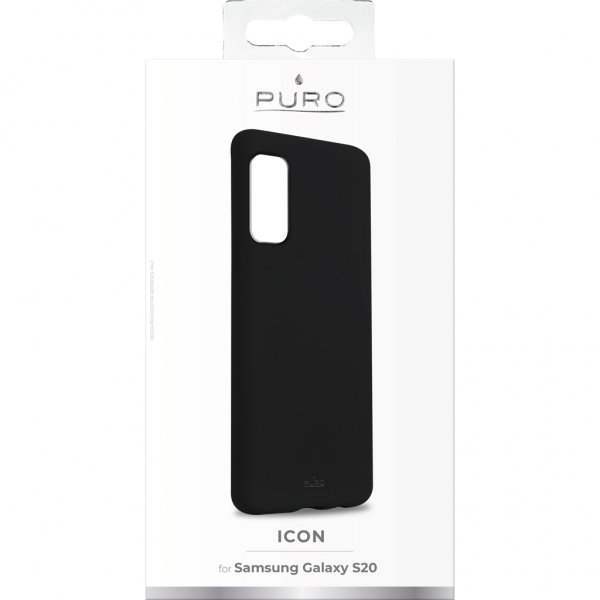 Puro Samsung Galaxy S20 Cover Icon Sort