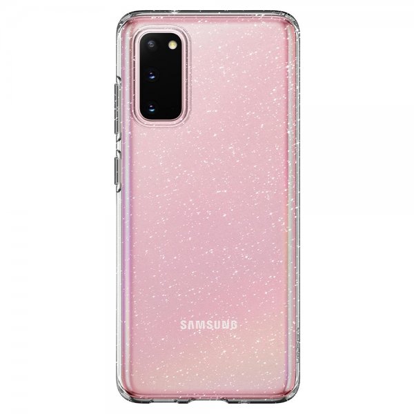 Spigen Samsung Galaxy S20 Cover Liquid Crystal Glitter Crystal Quartz