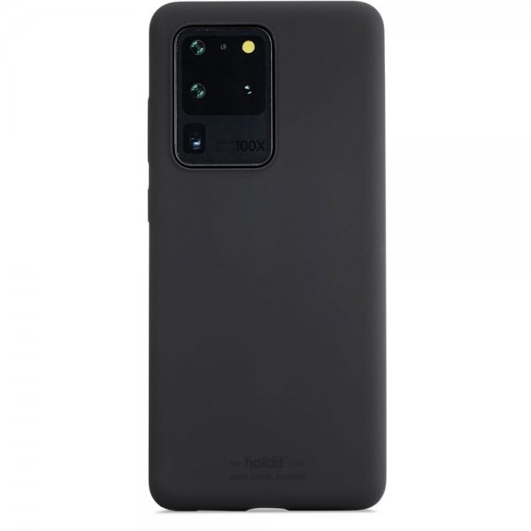 holdit Samsung Galaxy S20 Ultra Cover Silikone Sort