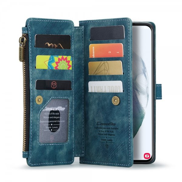 CaseMe Samsung Galaxy S21 FE Etui C30 Series Petroleum