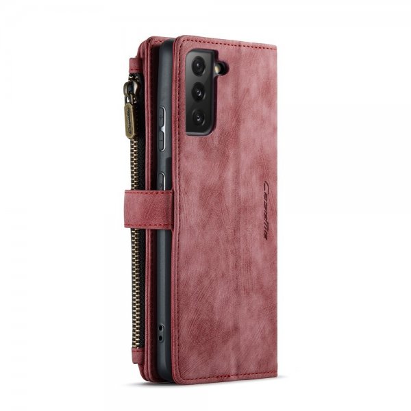 CaseMe Samsung Galaxy S21 FE Etui C30 Serie Rød