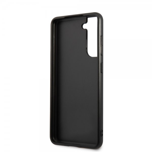 BMW Samsung Galaxy S21 FE Cover Triangle Pattern & Tricolor Stripe Sort