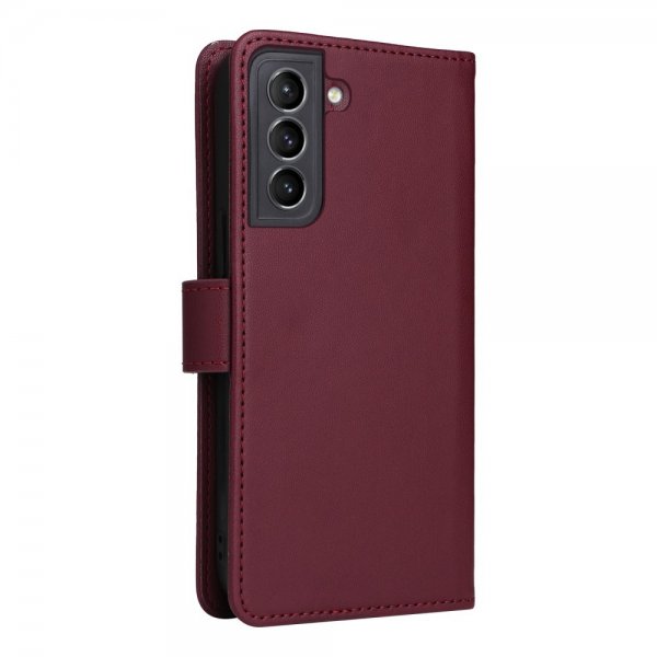 Betopnice Samsung Galaxy S21 Cover med Aftageligt Cover 005 Rød