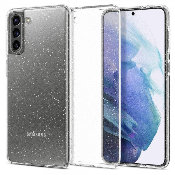 Spigen Samsung Galaxy S21 Plus Cover Liquid Crystal Glitter Crystal Quartz