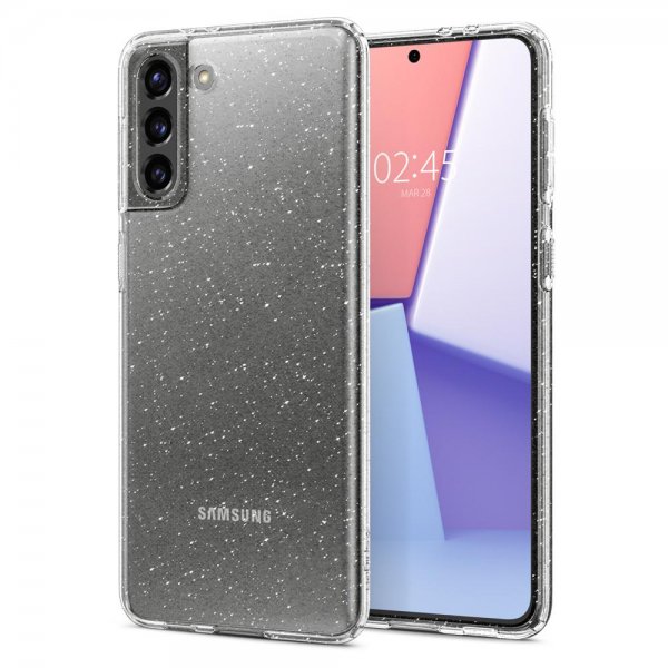Spigen Samsung Galaxy S21 Plus Cover Liquid Crystal Glitter Crystal Quartz