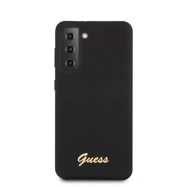 Guess Samsung Galaxy S21 Plus Cover Metal Logo Sort