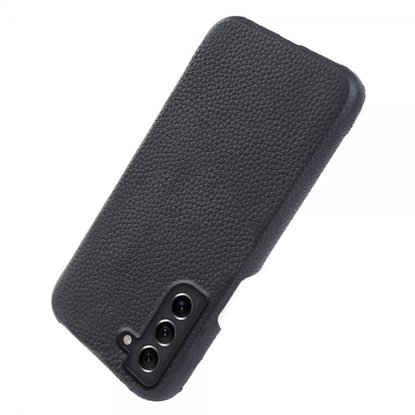 Samsung Galaxy S21 Cover Ægte Læder MagSafe Sort