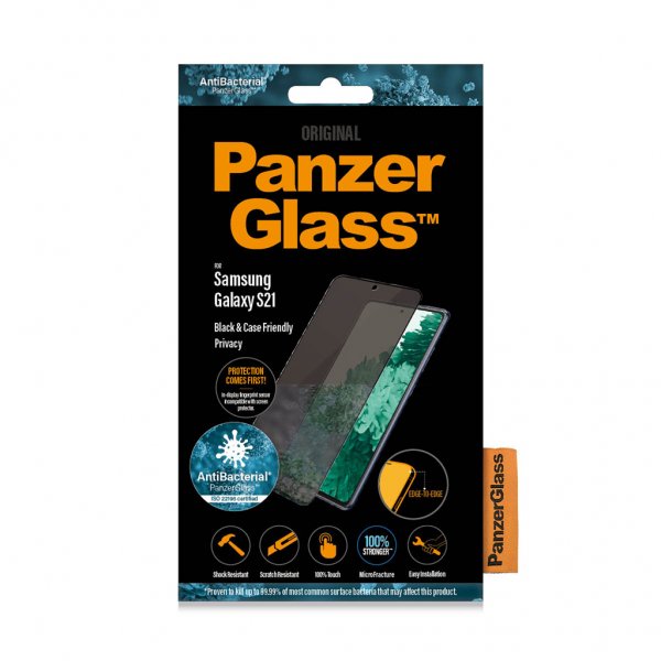 PanzerGlass Samsung Galaxy S21 Skærmbeskyttelse Case Friendly Privacy
