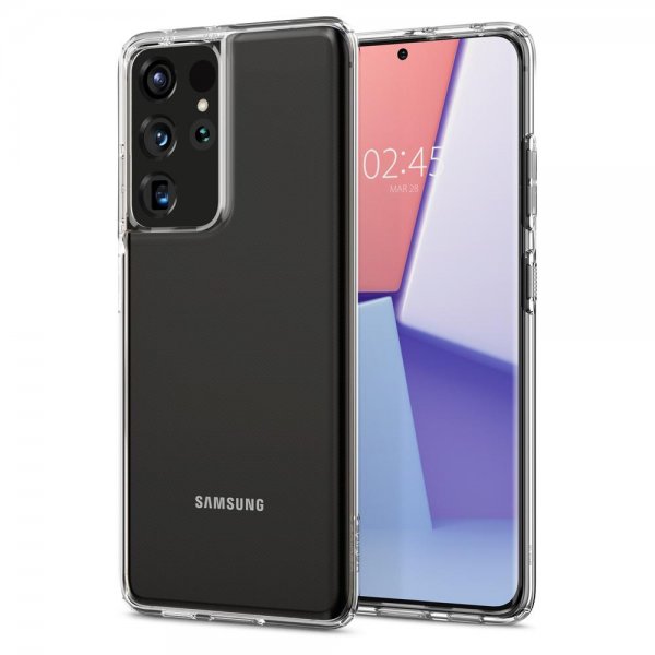 Spigen Samsung Galaxy S21 Ultra Cover Liquid Crystal Crystal Clear