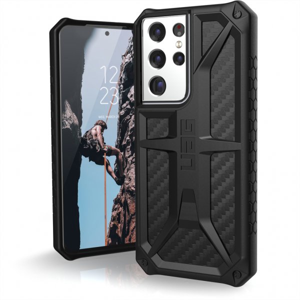 Urban Armor Gear (UAG) Samsung Galaxy S21 Ultra Cover Monarch Carbon Fiber