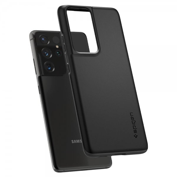 Spigen Samsung Galaxy S21 Ultra Cover Thin Fit Sort