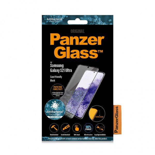 PanzerGlass Samsung Galaxy S21 Ultra Skærmbeskyttelse Case Friendly